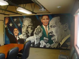 Victor Caldee Mural Obama