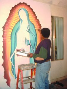 Victor Caldee Mural Virgen