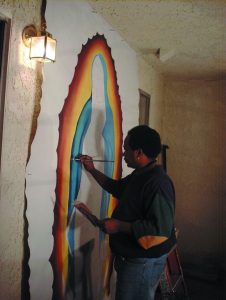 Victor Caldee Mural Virgen