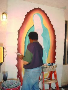 Victor Caldee Mural Virgen