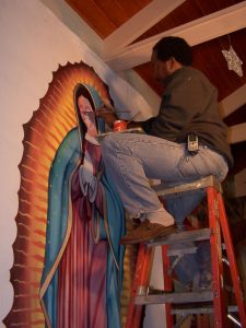 Victor Caldee Mural Virgen